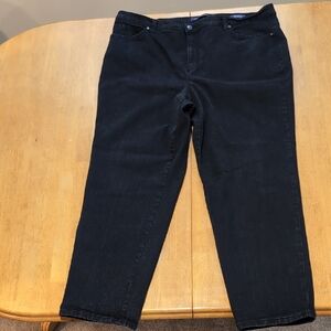 Gloria Vanderbilt Women's Straight Leg Black Jeans